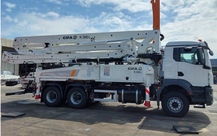 TGS 33.4006X4 BB CH - Concrete Pump Cifa K36L 4